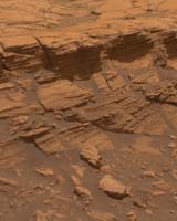 rover image of Martian landscape