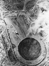 Huron King Underground Test - Crater 1980 20kt