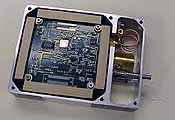 Picosat sensor board in casing. 