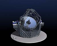 Artist's impression of the European Extremely Large Telescope