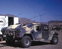 A HMMWV class vehicle.