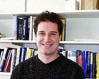 Hod Lipson, assistant professor of mechanical and aerospace engineering at the Cornell Computational Synthesis Lab. To view a photo and movie of the robot go <a href=