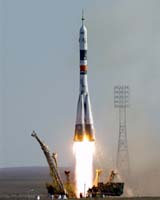 File photo of a recent Soyuz launch. Photo courtesy AFP.